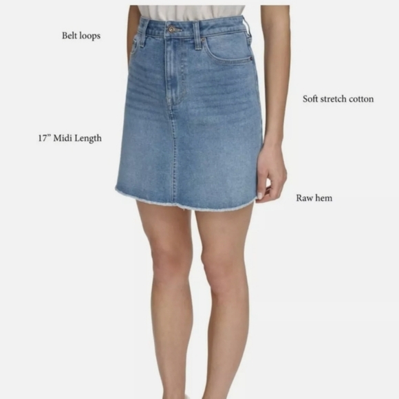 💖NWT Woman Size 10 DKNY Denim Skirt 💖 - Picture 2 of 8